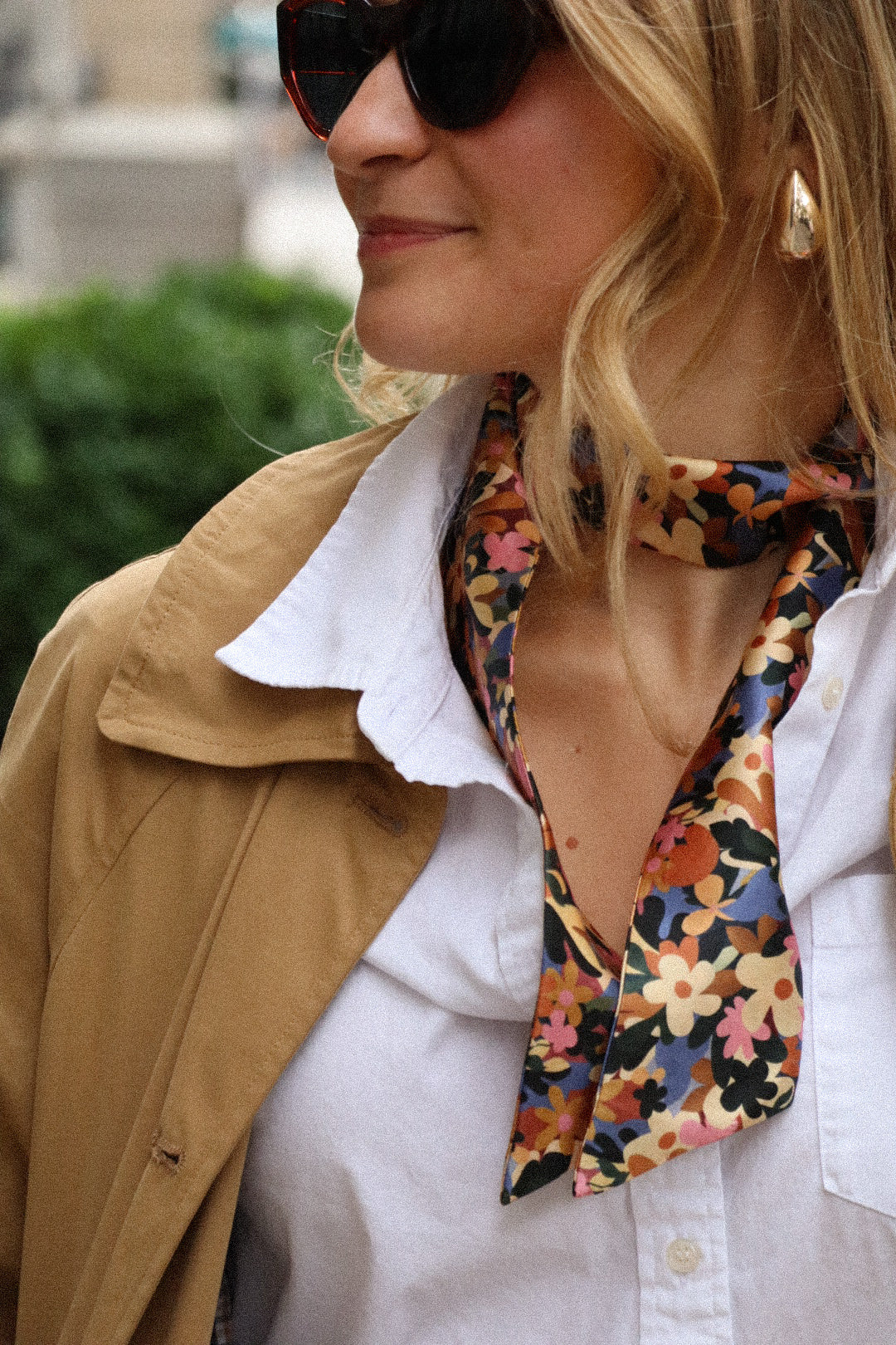 Golden Hour Silk Scarf