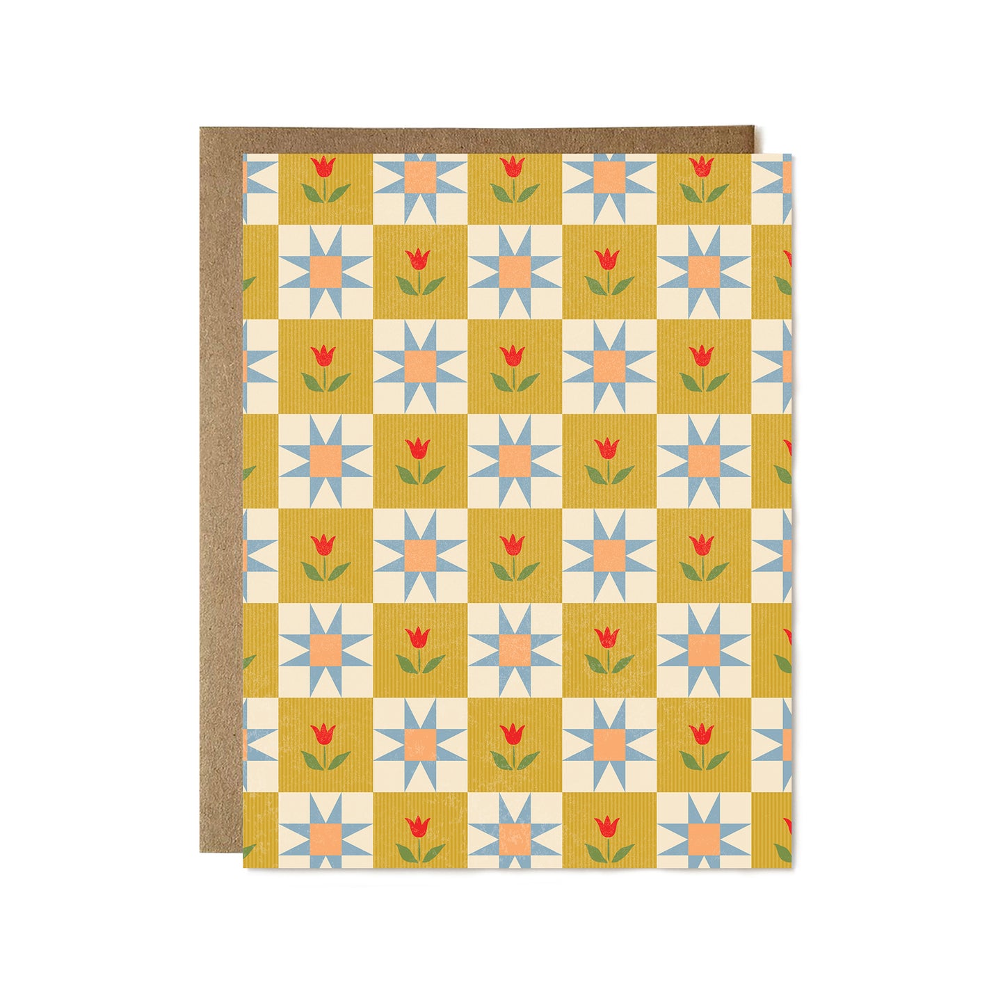 Spring Tulip Quilt Card