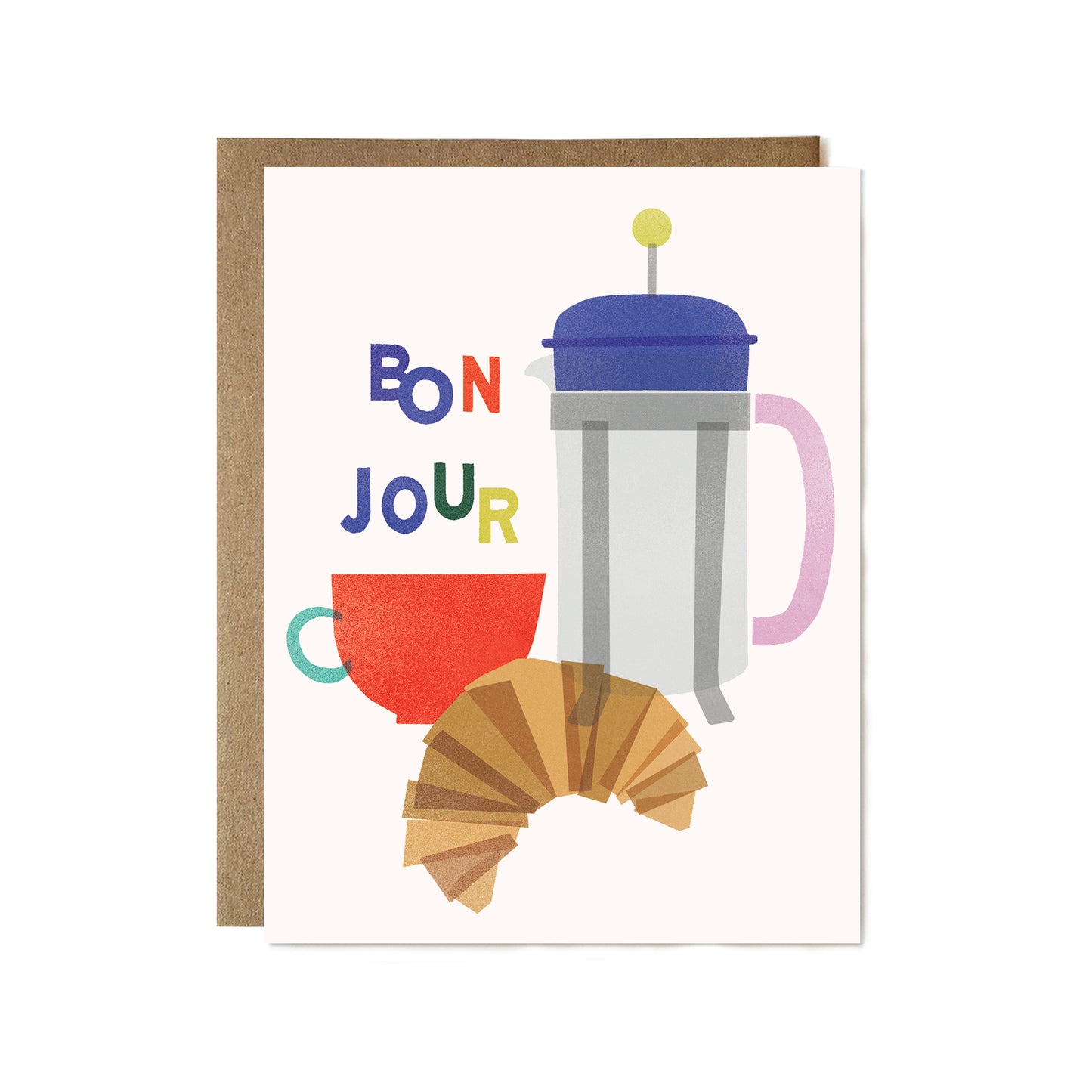 Bonjour French Breakfast Card
