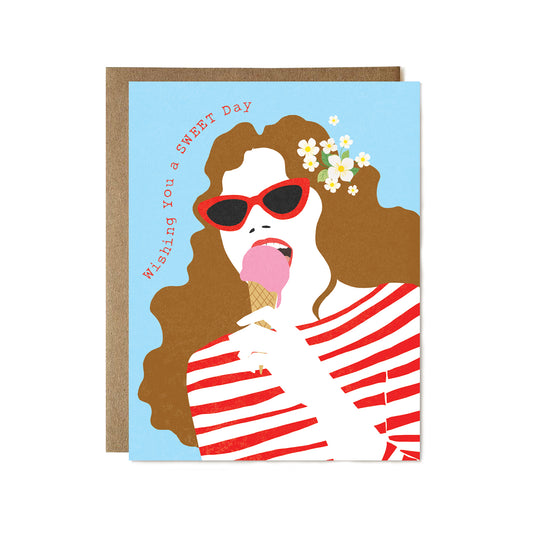 Ice Cream Birthday Card