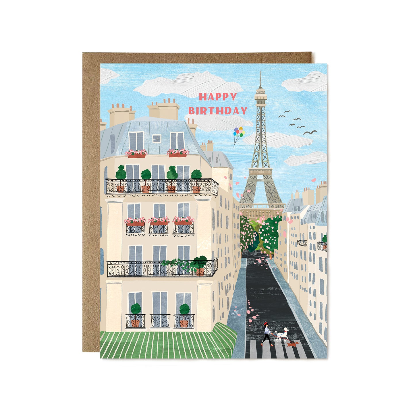 Paris Birthday Card