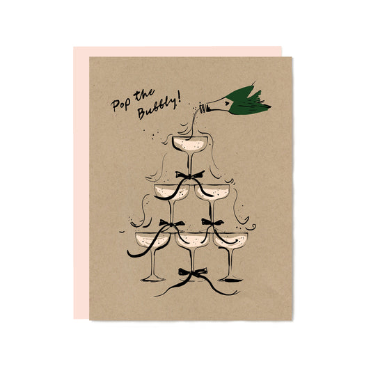 Pop The Bubbly Card