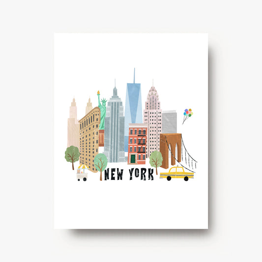 NYC Skyline Art Print