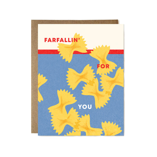 Farfallin' For You Pasta Lovers Card