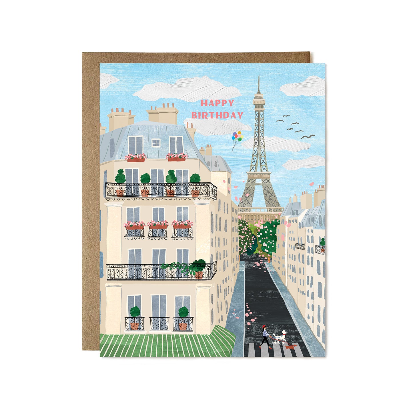 Paris Birthday Card