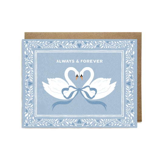 Always & Forever Swans Card