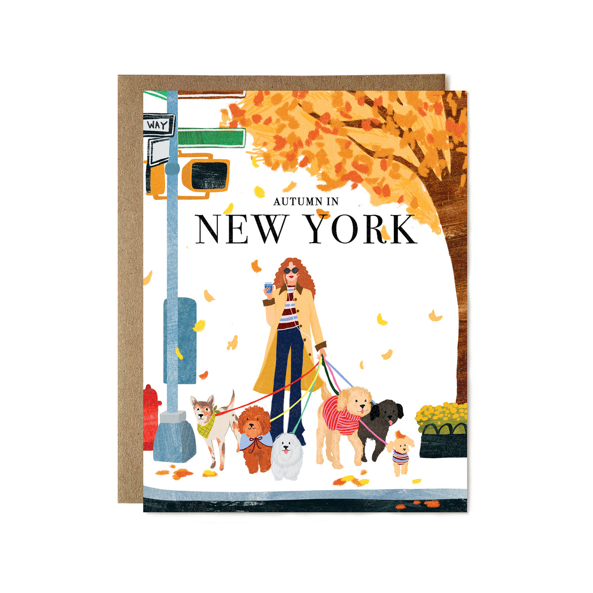 Autumn in New York Card