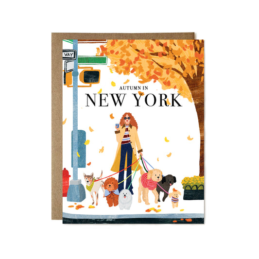 Autumn in New York Card