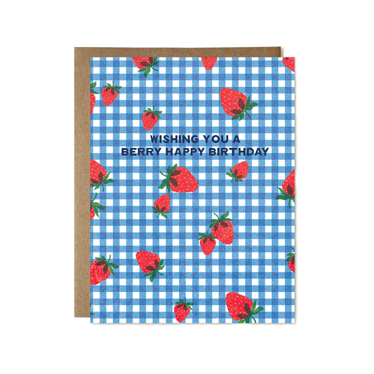 Berry Happy Birthday Card