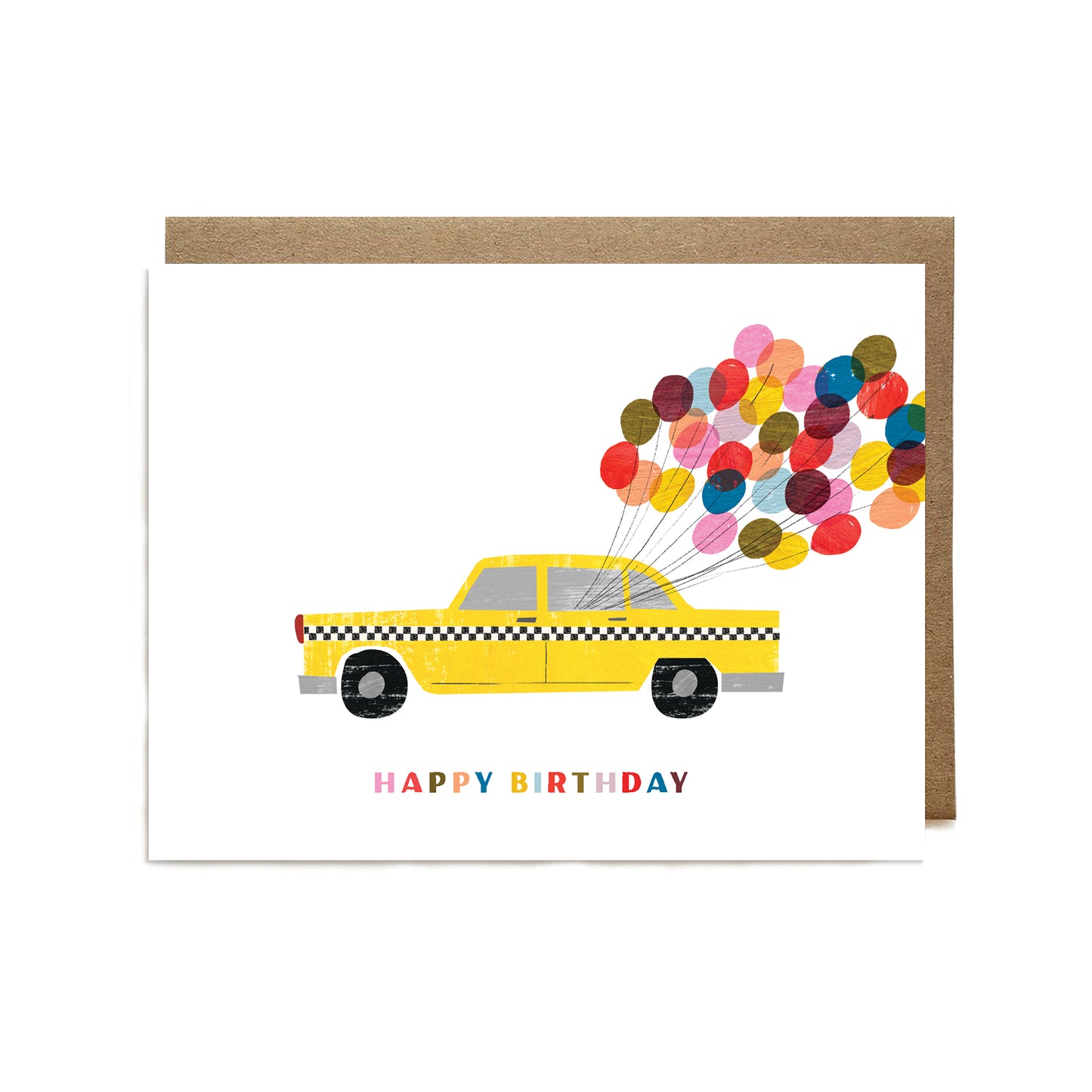 Happy Birthday Taxi Card