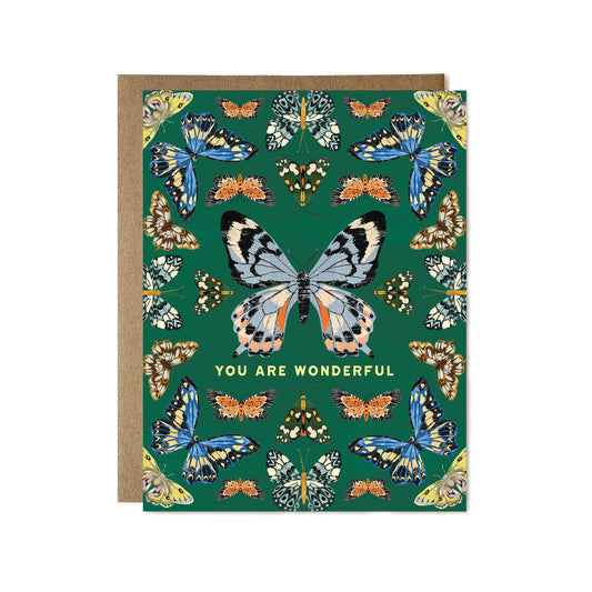 You are Wonderful Butterfly Card