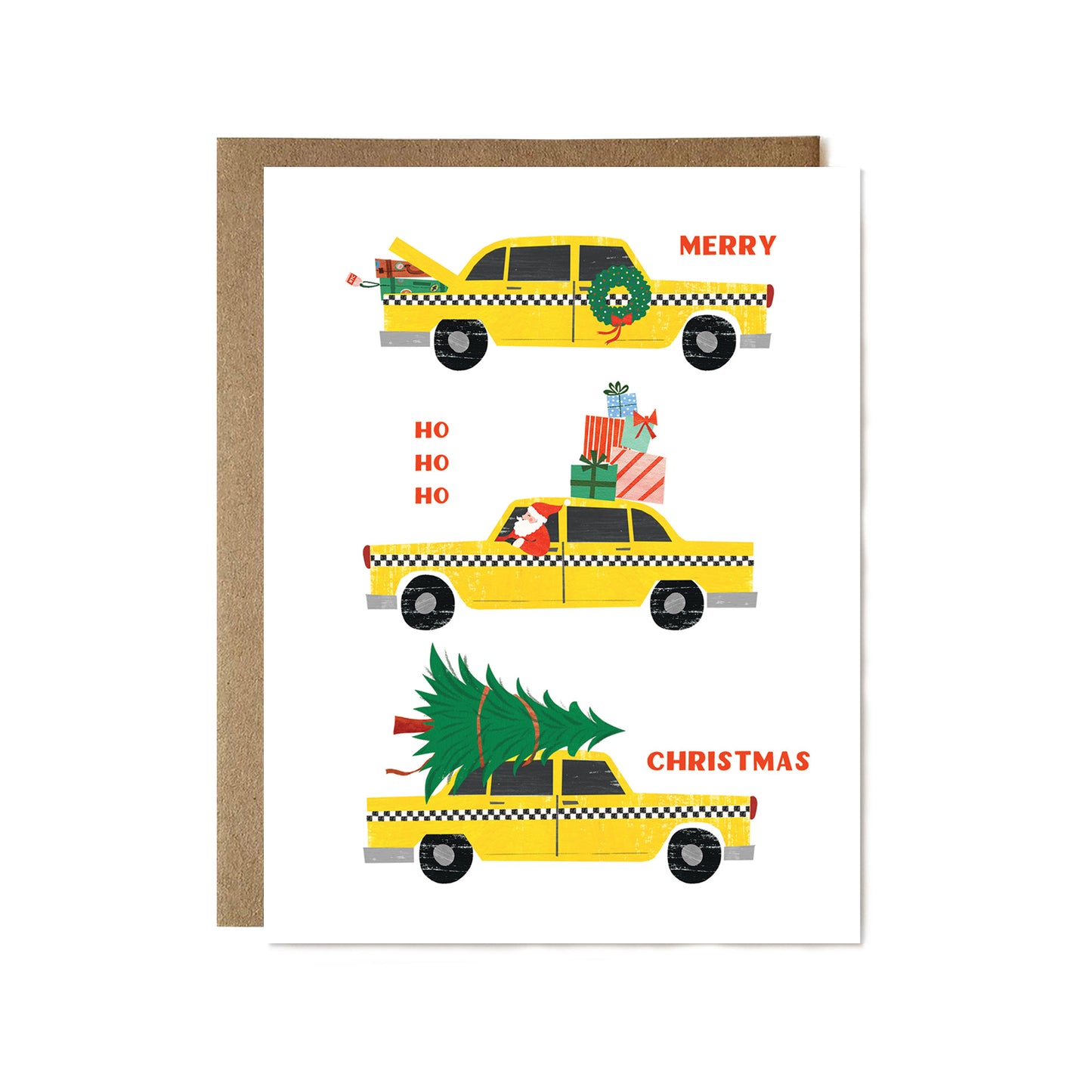 NYC Taxis Christmas Card