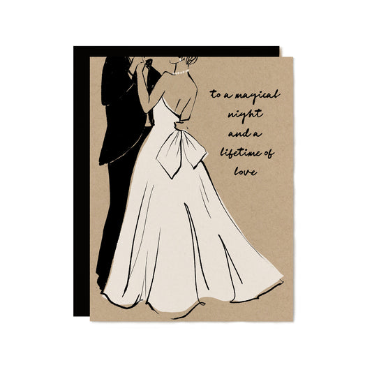 Magical Night Wedding Card