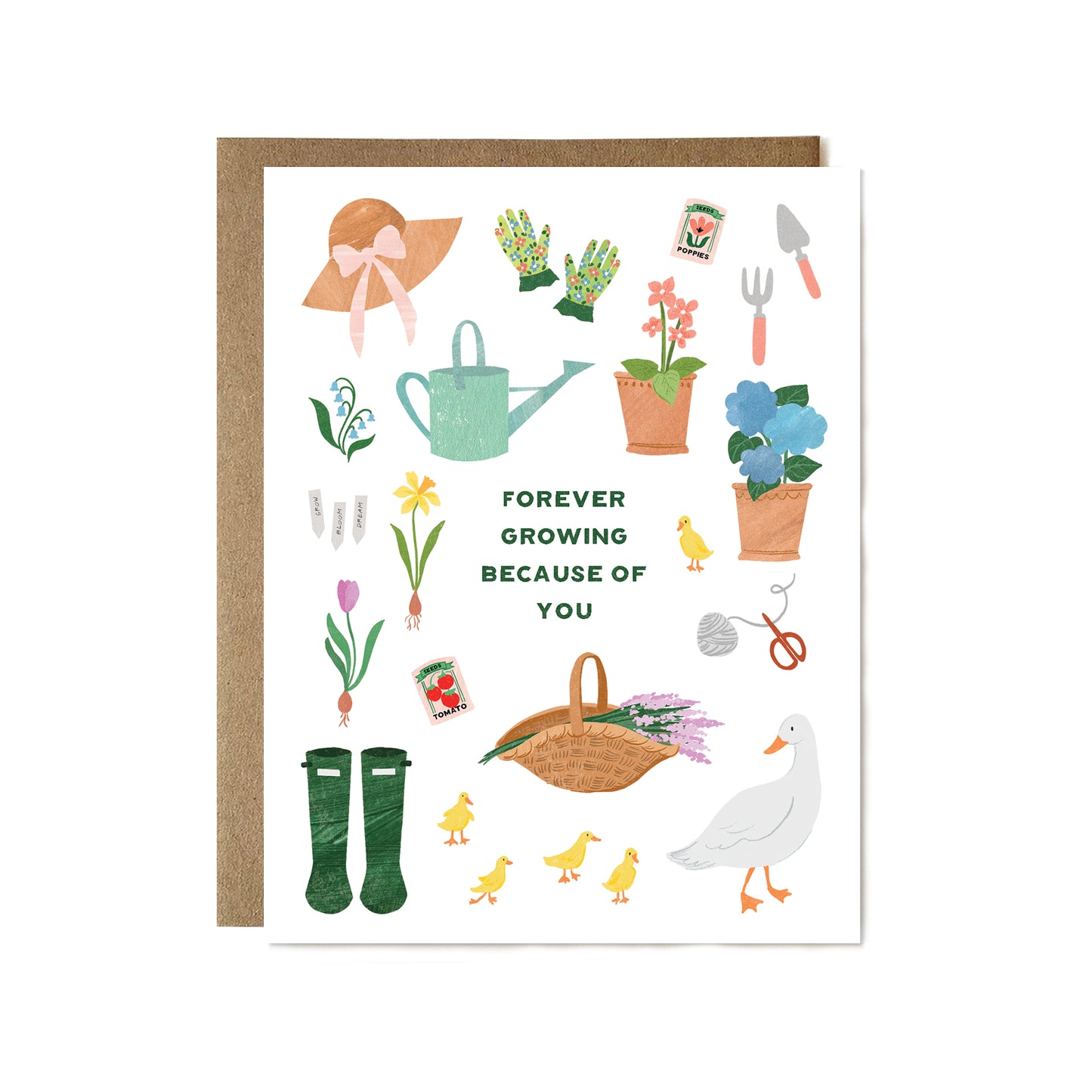 Forever Growing Because of You Card