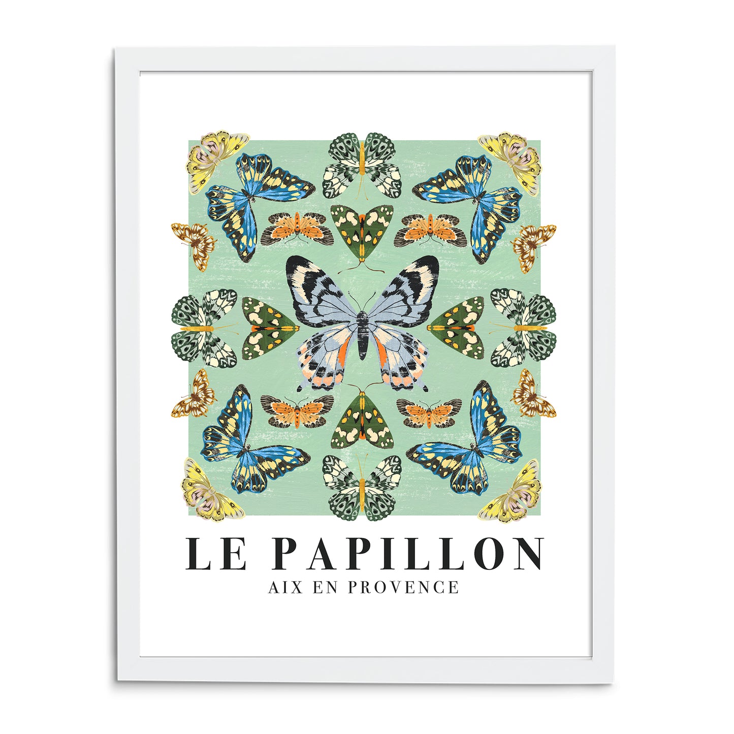 Le Papillon Art Print