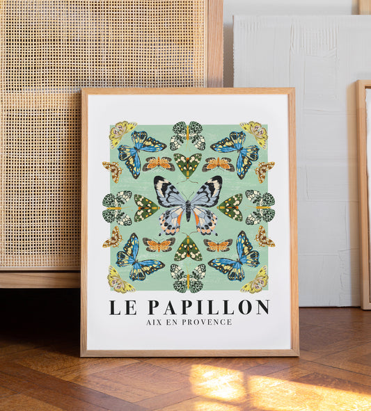 Le Papillon Art Print