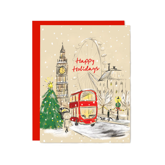 London Merry Christmas Card
