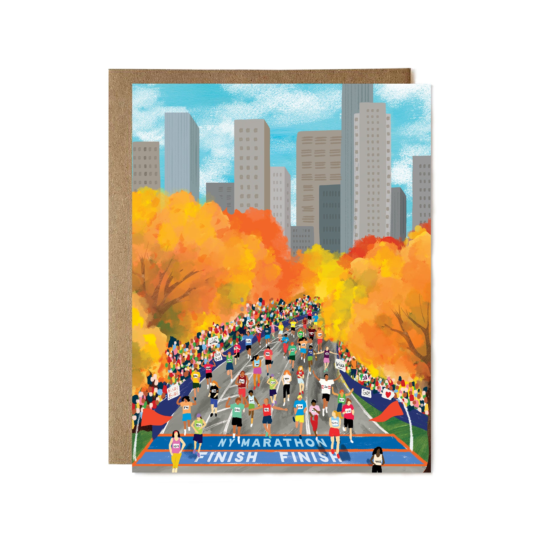 NYC Marathon Card