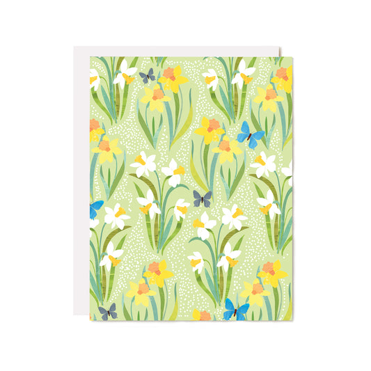 Mini Spring Daffodils Card