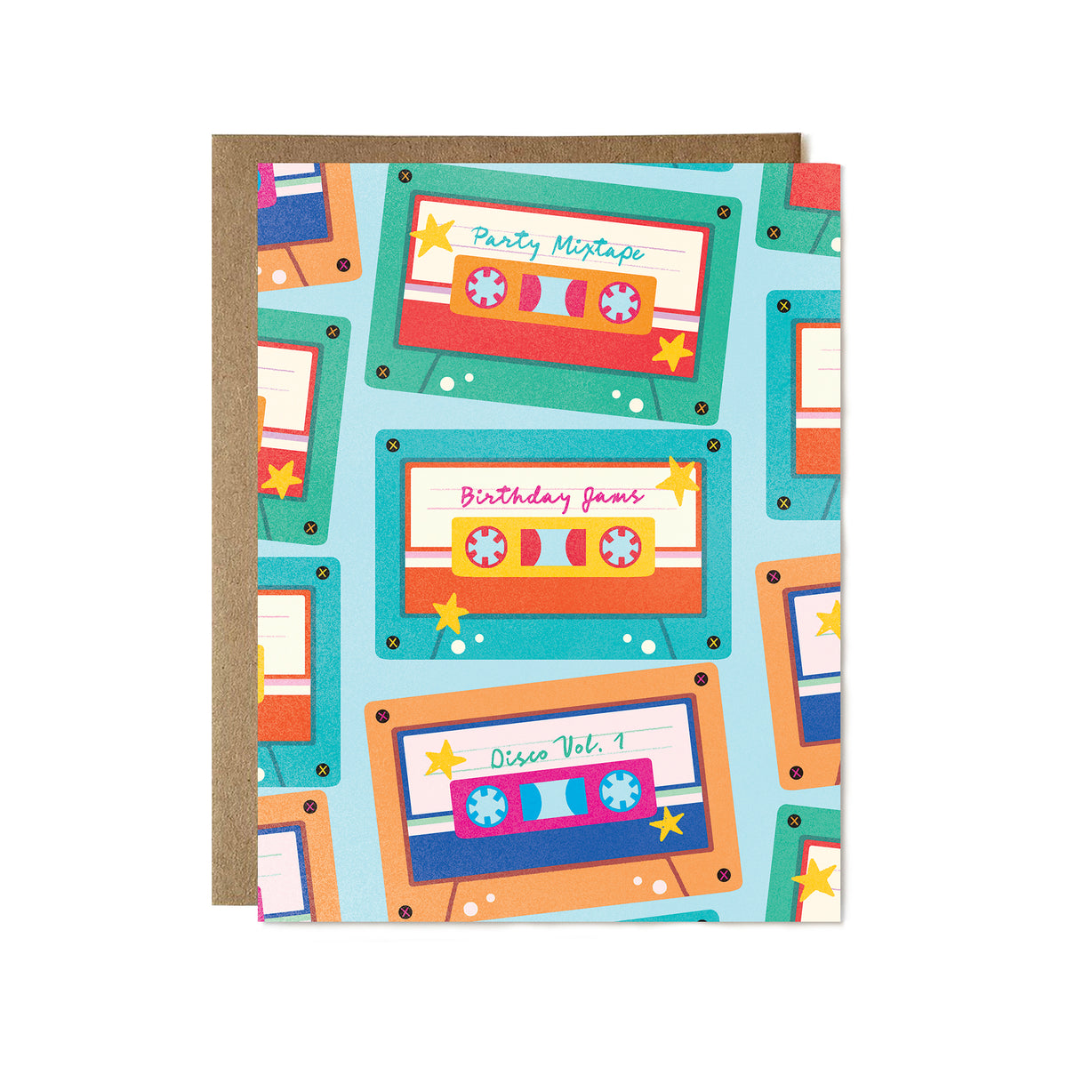 Birthday Cassette Mixtape Card