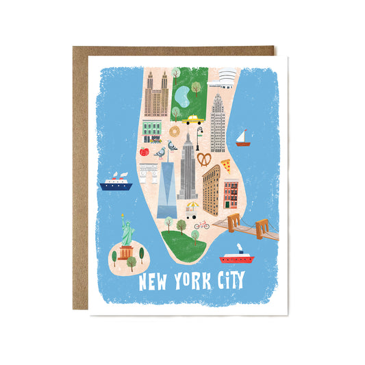Map of NYC Card