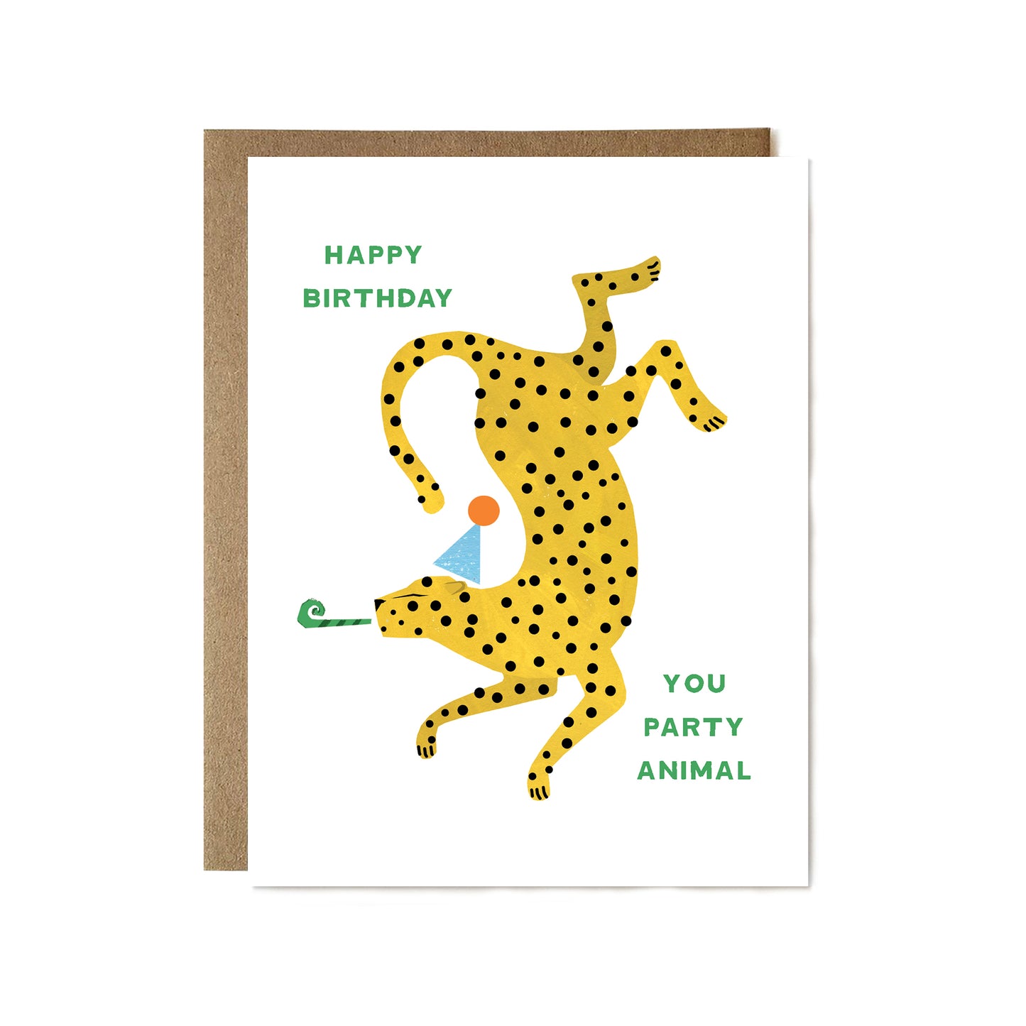 Party Animal Cheetah Card