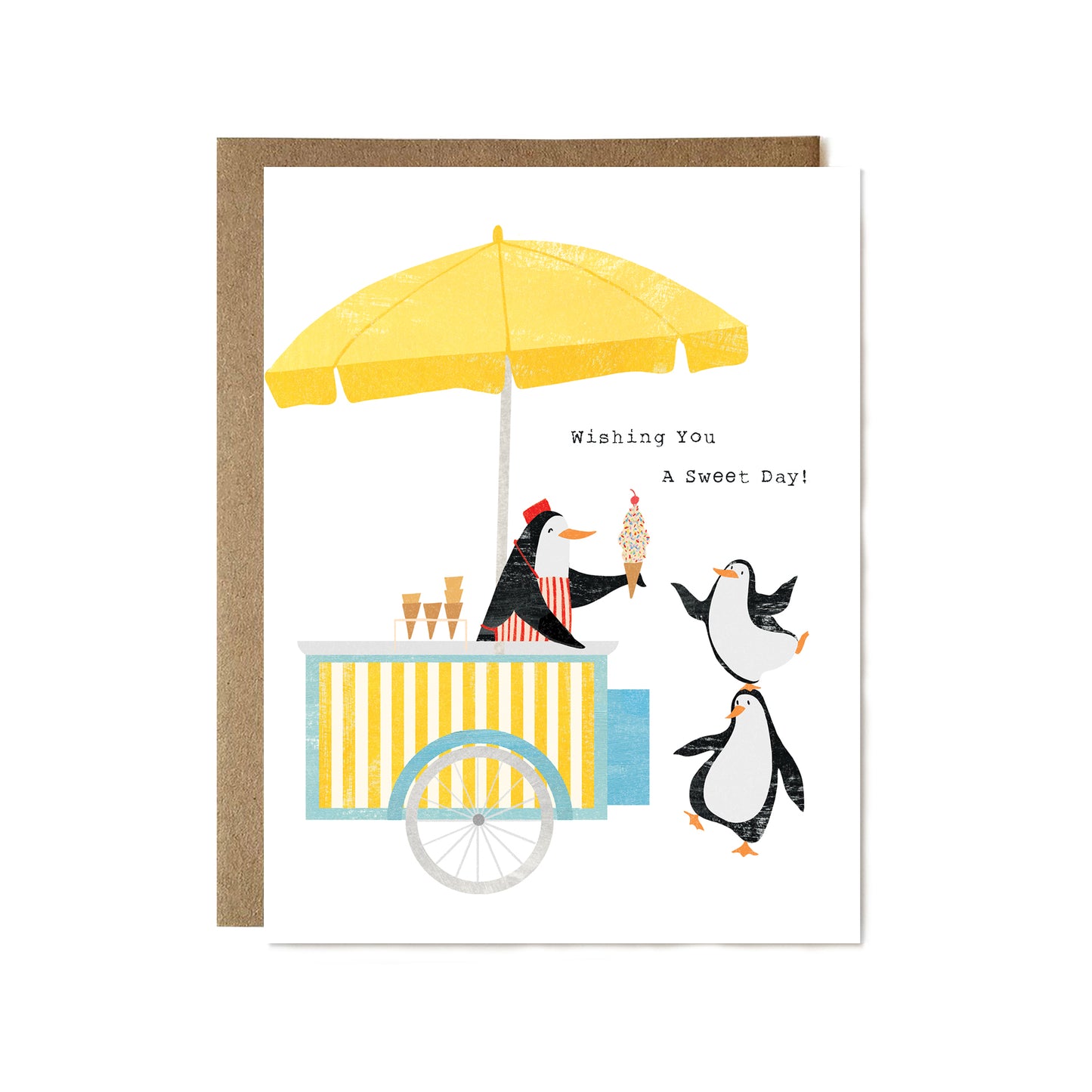 Ice Cream Penguins Card
