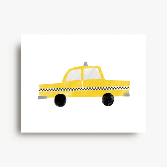 Taxi Art Print