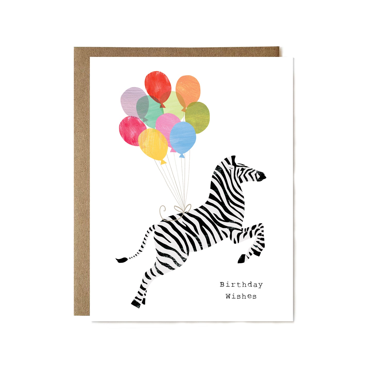 Party Zebra Card